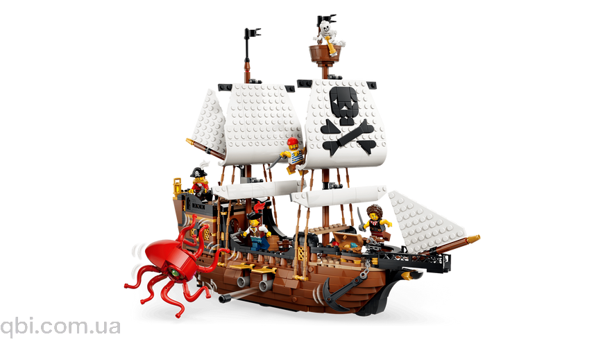 LEGO Creator Культовий піратський корабель (31387) у зібраному вигляді