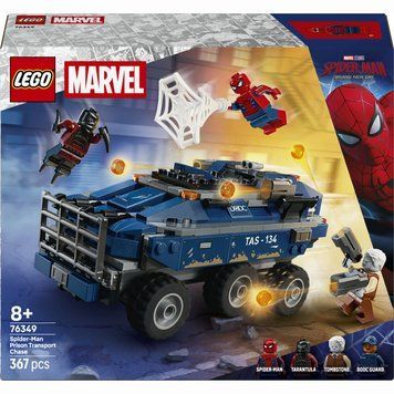 LEGO Super Heroes Переслідування Людиною-Павуком машини для перевезення злочинців (76349) у зібраному вигляді