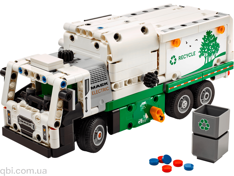 LEGO Technic Мусоровоз Mack&reg; LR Electric (42167) в собранном виде