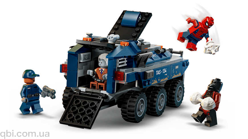 LEGO Super Heroes Переслідування Людиною-Павуком машини для перевезення злочинців (76349) у зібраному вигляді