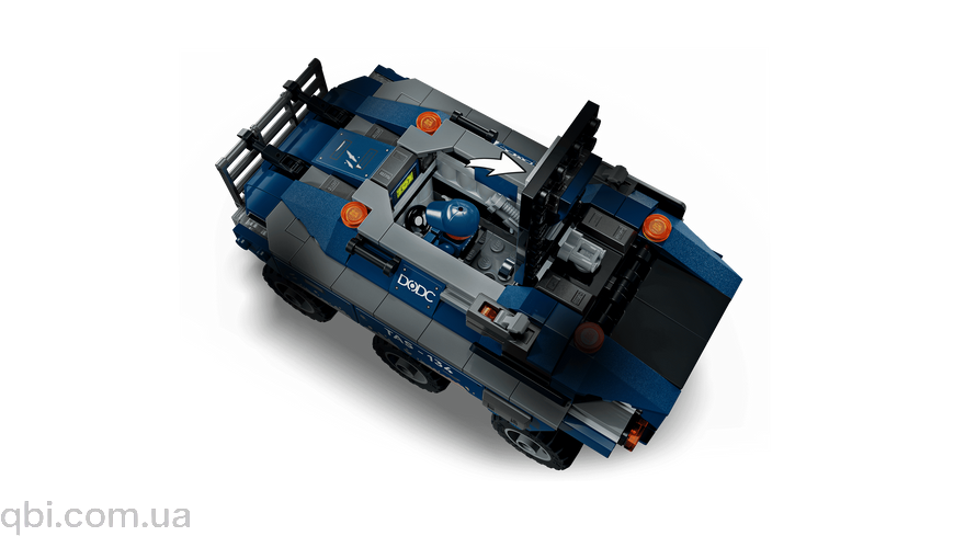 LEGO Super Heroes Переслідування Людиною-Павуком машини для перевезення злочинців (76349) у зібраному вигляді