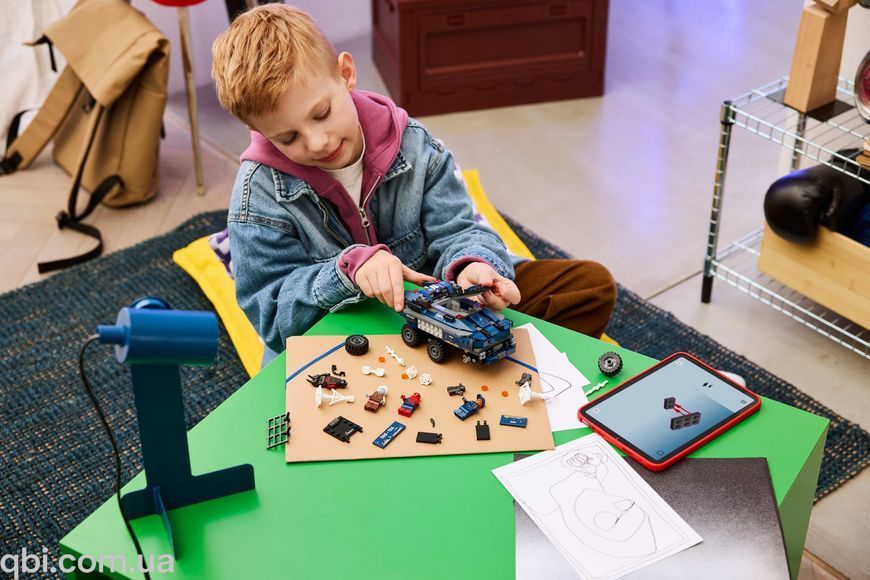LEGO Super Heroes Переслідування Людиною-Павуком машини для перевезення злочинців (76349) у зібраному вигляді