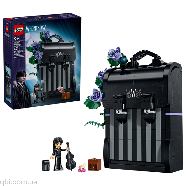 LEGO Wednesday Рюкзак Венздей (76787) в собранном виде