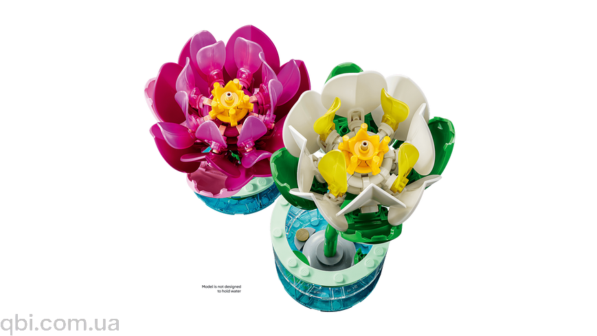 LEGO Botanicals Латаття (11511) у зібраному вигляді