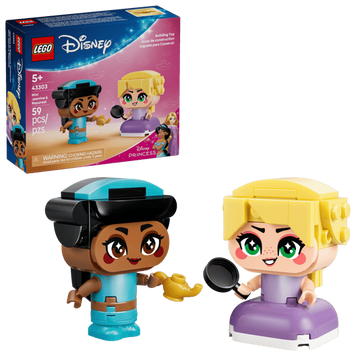 LEGO I Disney Princess Мініпринцеси Жасмін і Рапунцель (43303) у зібраному вигляді