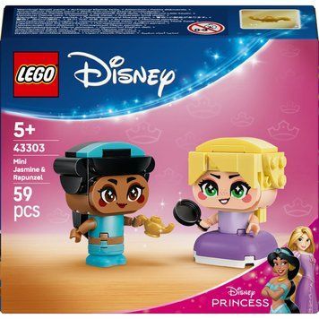 LEGO I Disney Princess Мініпринцеси Жасмін і Рапунцель (43303) у зібраному вигляді