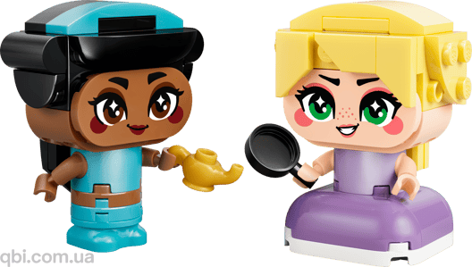 LEGO и Disney Princess: Мини-принцессы Жасмин и Рапунцель (43303) в собранном виде