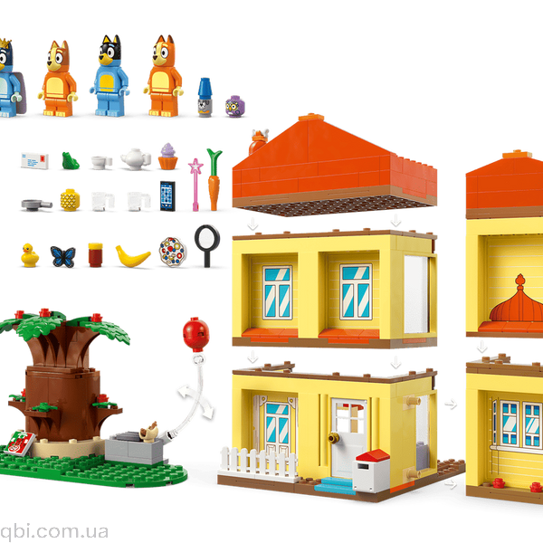 LEGO Bluey Родинний дім Блуї (11203) у зібраному вигляді