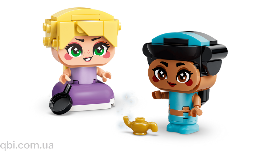 LEGO и Disney Princess: Мини-принцессы Жасмин и Рапунцель (43303) в собранном виде