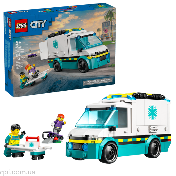 LEGO City Швидка допомога (60451) у зібраному вигляді