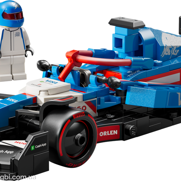 LEGO Speed Champions Автомобіль для перегонів F1&reg; Visa Cash RB VCARB 01 (77246) у зібраному вигляді