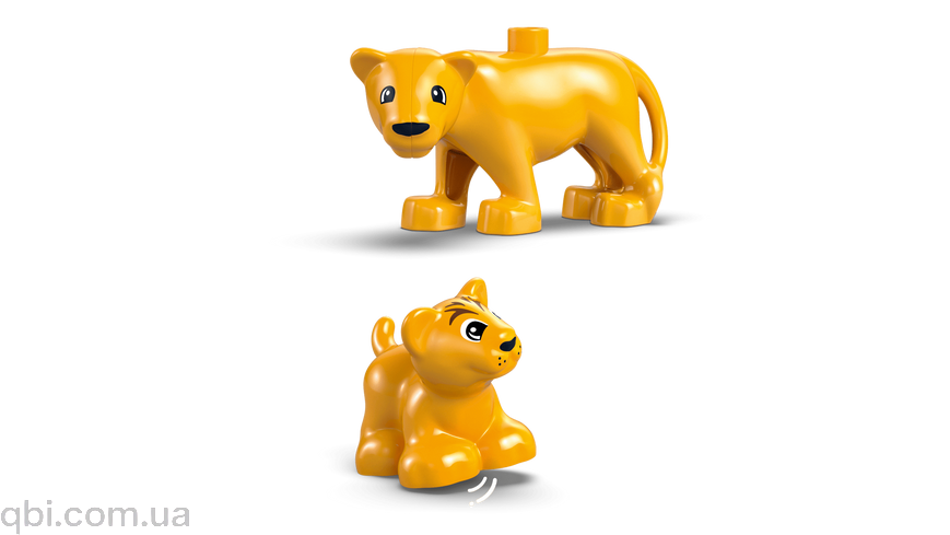 LEGO DUPLO Семейства диких животных: Пингвины и Львы (10442) в собранном виде