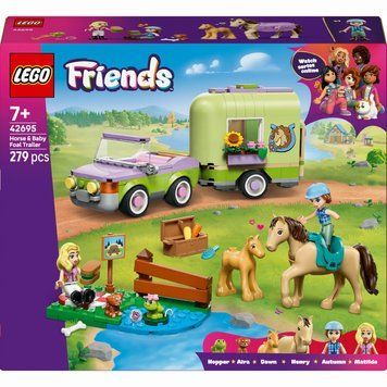 LEGO Friends Прицеп для лошади и жеребенка (42695) в собранном виде