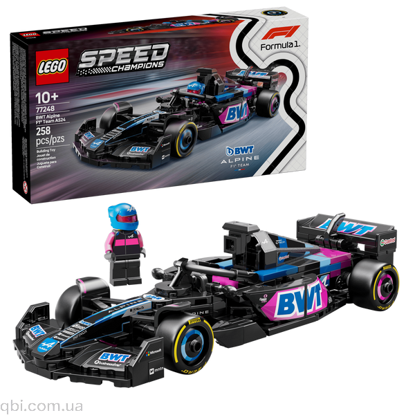 LEGO Speed Champions Гоночный автомобиль BWT Alpine F1&reg; Team A524 (77248) в собранном виде
