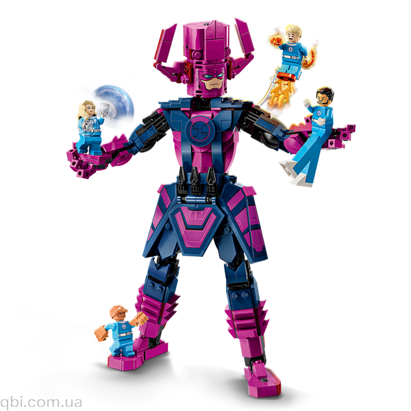 LEGO Super Heroes Marvel Фантастическая четверка против Галактуса: фигурка для сборки (76316) в собранном виде