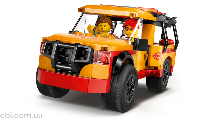 LEGO City Пляжна рятувальна вантажівка (60453) у зібраному вигляді