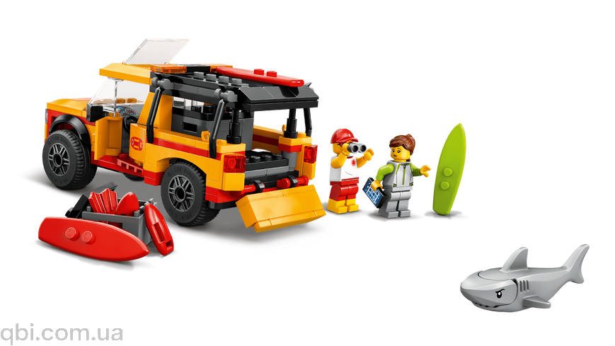 LEGO City Пляжна рятувальна вантажівка (60453) у зібраному вигляді