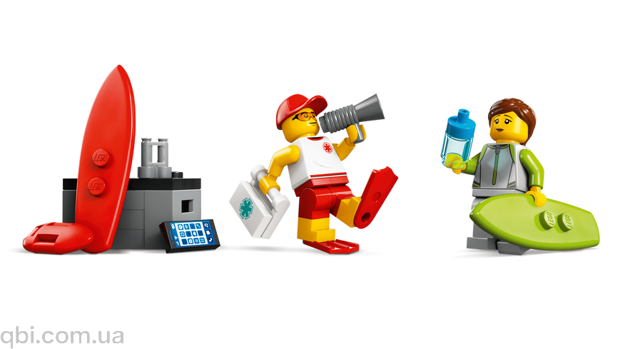 LEGO City Пляжна рятувальна вантажівка (60453) у зібраному вигляді