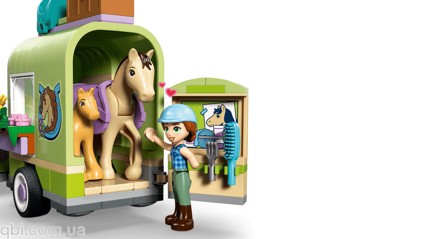 LEGO Friends Причіп для коня й лошати (42695) у зібраному вигляді
