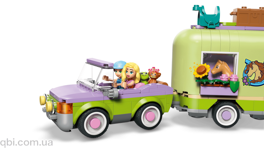 LEGO Friends Причіп для коня й лошати (42695) у зібраному вигляді
