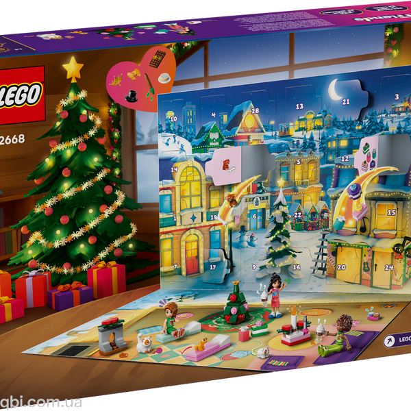 LEGO Friends Адвент календар 2025 &ndash; Френдс (42668) у зібраному вигляді