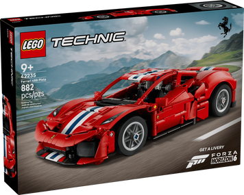 LEGO Technic Автомобіль Ferrari 488 Pista (42235) у зібраному вигляді