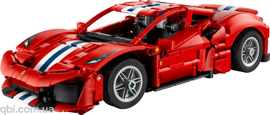 LEGO Technic Автомобіль Ferrari 488 Pista (42235) у зібраному вигляді
