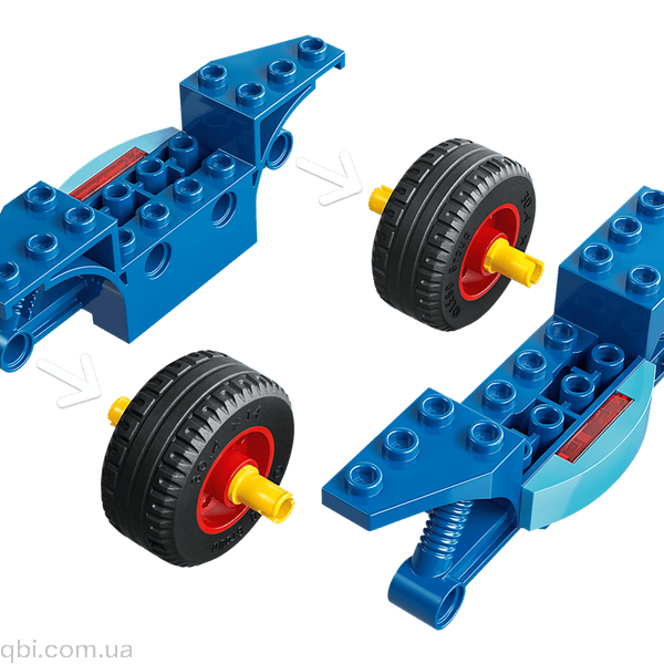 LEGO Marvel Павук на мотоциклі проти Носорога (11206) у зібраному вигляді