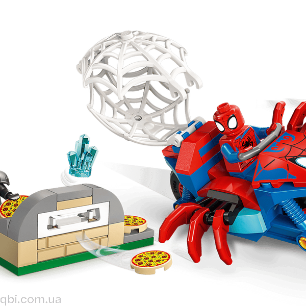 LEGO Marvel Павук на мотоциклі проти Носорога (11206) у зібраному вигляді