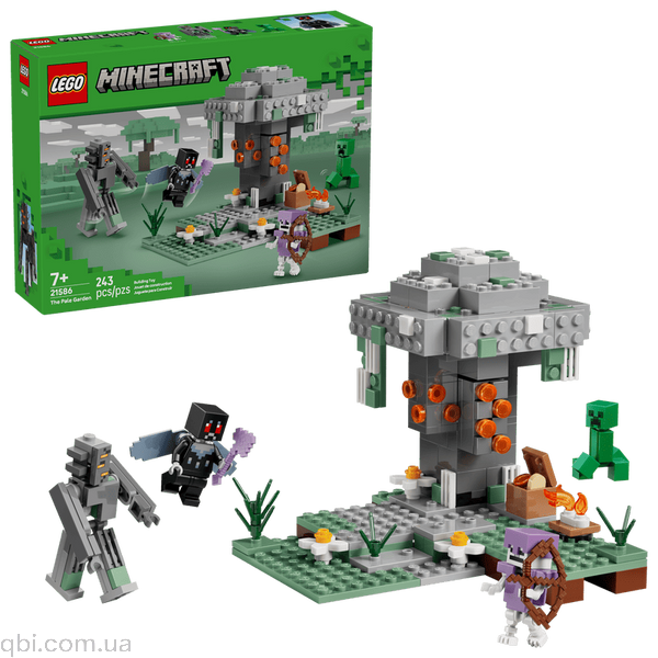 LEGO Minecraft Блідий сад (21586) у зібраному вигляді
