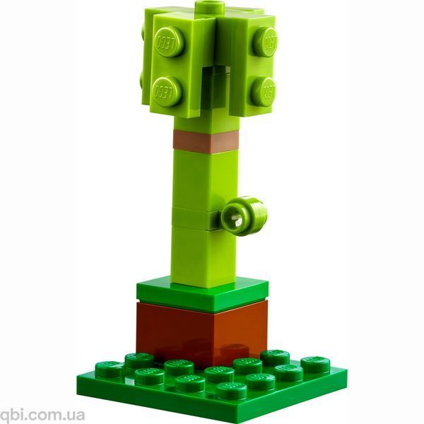 LEGO Minecraft Стив и детёныш панды (30672) в собранном виде