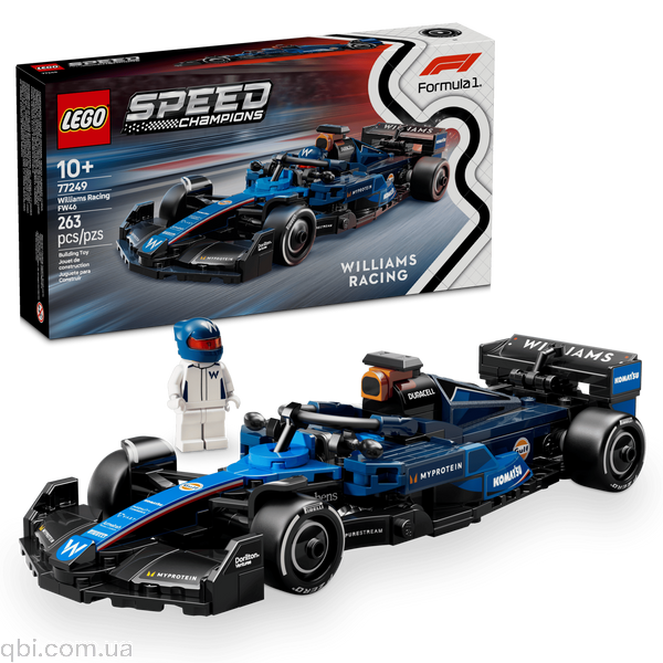 LEGO Speed Champions Автомобіль для перегонів F1&reg; Williams Racing FW46 (77249) у зібраному вигляді