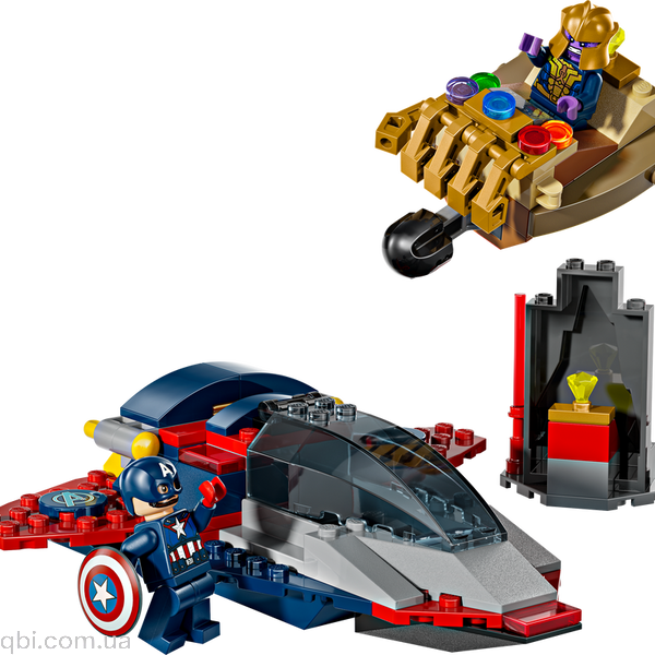 LEGO Super Heroes Marvel Капитан Америка против Таноса (76319) в собранном виде