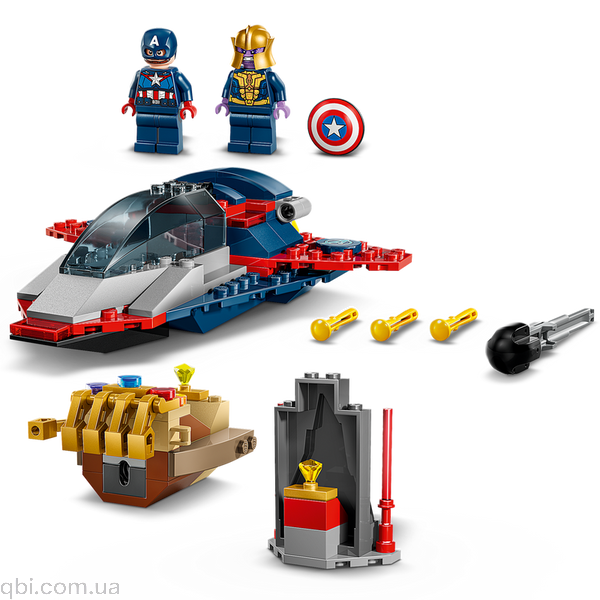 LEGO Super Heroes Marvel Капитан Америка против Таноса (76319) в собранном виде