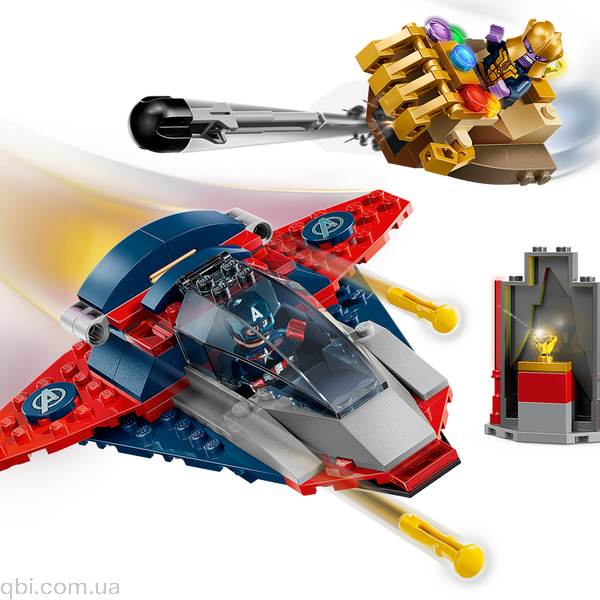 LEGO Super Heroes Marvel Капитан Америка против Таноса (76319) в собранном виде