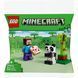 LEGO Minecraft Стив и детёныш панды (30672) &mdash; фото 1