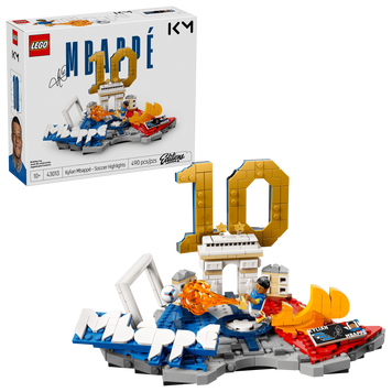 LEGO Editions Football Кіліан Мбаппе &mdash; найкращі моменти футбольних матчів (43013) у зібраному вигляді
