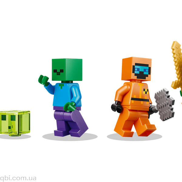 LEGO Minecraft Підземелля зомбі (21587) у зібраному вигляді