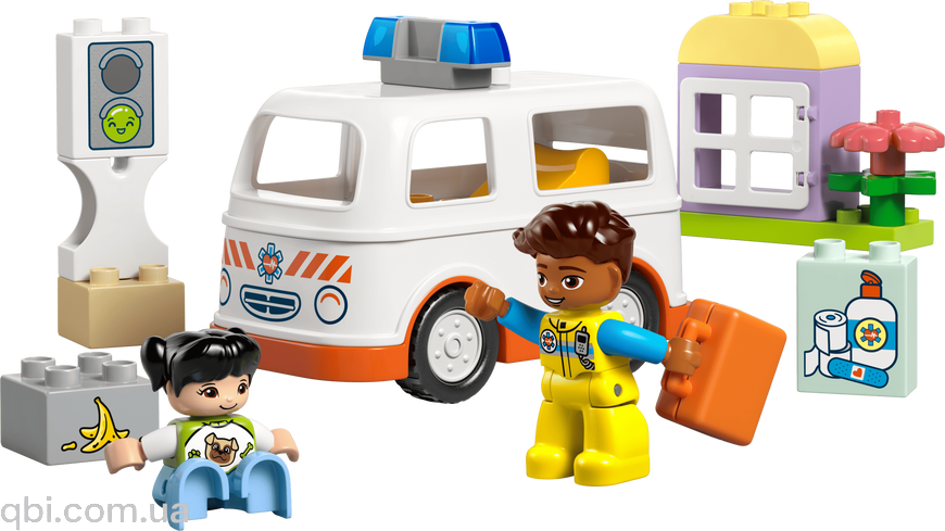 LEGO DUPLO Скорая помощь и водитель (10447) в собранном виде