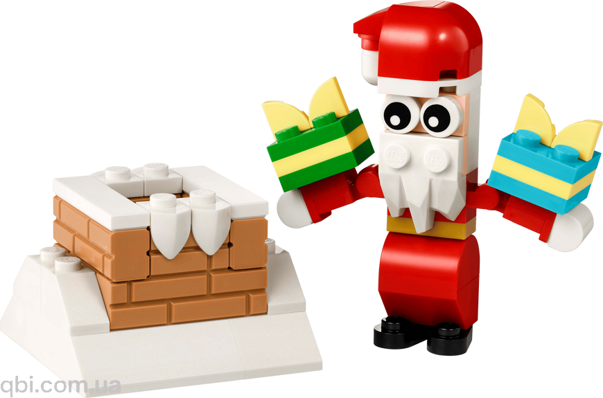 LEGO Creator &laquo;Рождественские забавы с трубочистом и Сантой&raquo; (30692) в собранном виде
