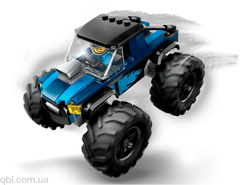 LEGO City Синя вантажівка-монстр (60402) у зібраному вигляді