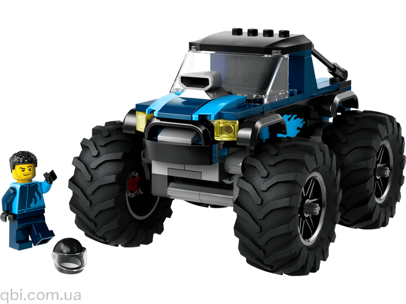 LEGO City Синя вантажівка-монстр (60402) у зібраному вигляді