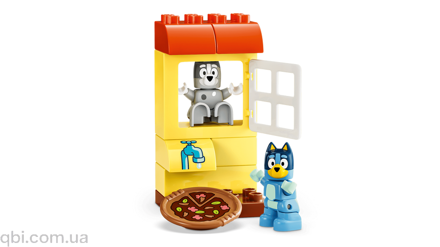 LEGO DUPLO &laquo;Піцерія&raquo; з Мафіном та Блуї (10469) у зібраному вигляді
