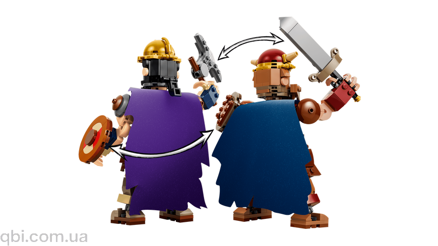 LEGO ONE PIECE Дорри против Броги: гиганты &laquo;Малого сада&raquo; (75644) в собранном виде