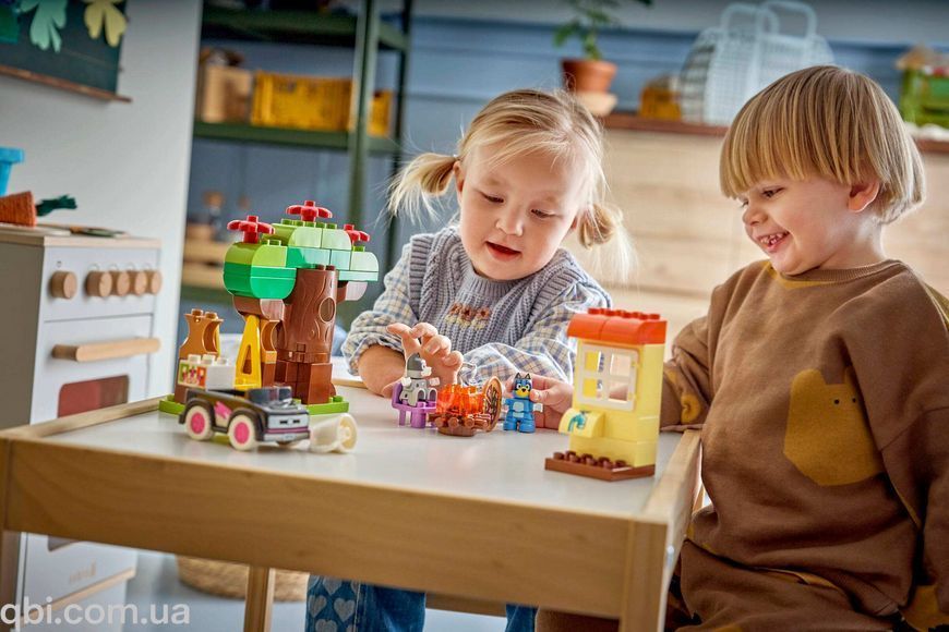 LEGO DUPLO &laquo;Піцерія&raquo; з Мафіном та Блуї (10469) у зібраному вигляді