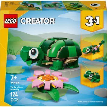 LEGO Creator Черепаха з квіткою водяної лілії (31377) у зібраному вигляді
