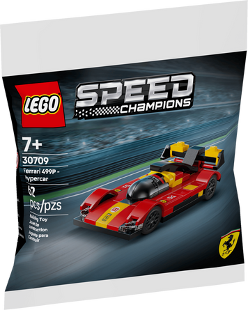 LEGO Speed Champions Ferrari 499P &mdash; гіперкар (30709) у зібраному вигляді