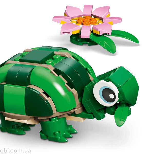 LEGO Creator Черепаха с цветком водяной лилии (31377) в собранном виде