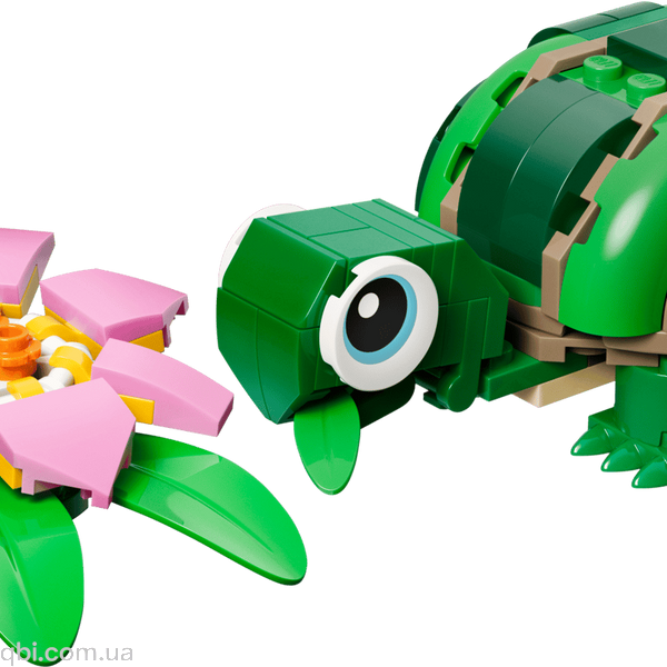 LEGO Creator Черепаха с цветком водяной лилии (31377) в собранном виде