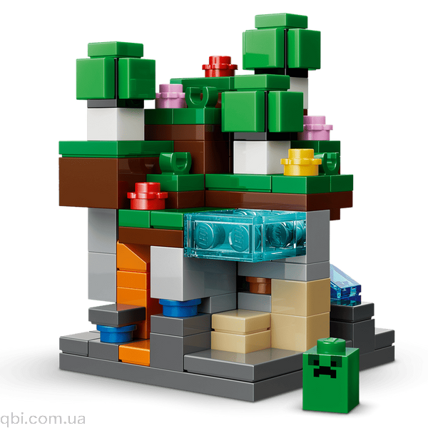 LEGO Minecraft Минибиомы (21589) в собранном виде